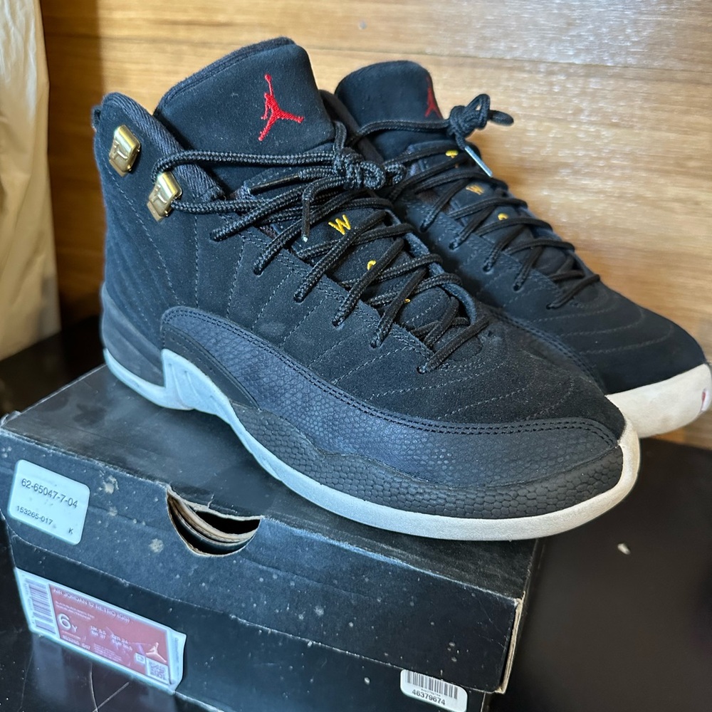 Jordan Black and Red Sneakers